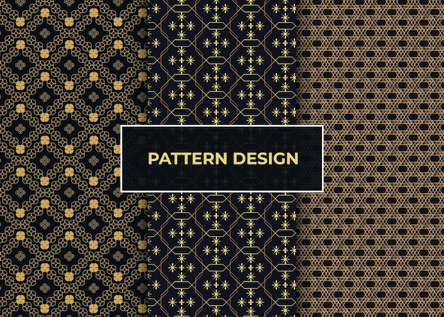 Vector amazing luxury pattern background designs