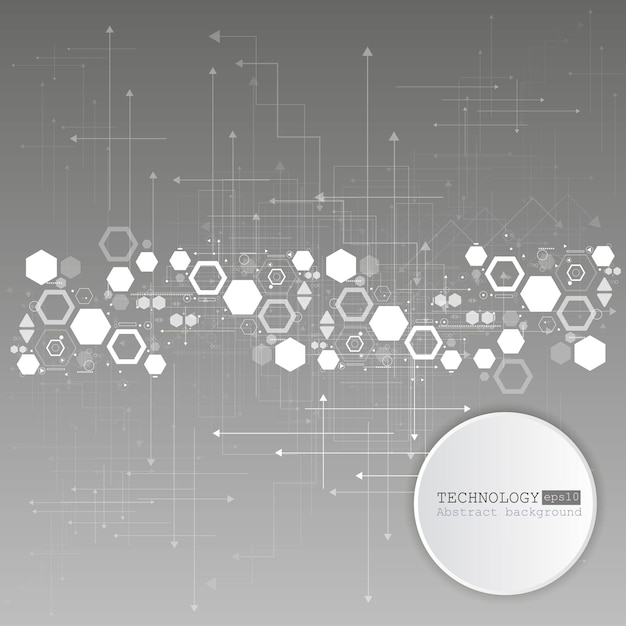 Vector background abstract technology communication concept eps 10