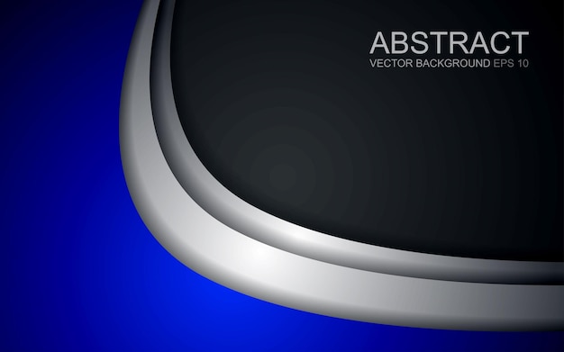 vector background of overlapping curves with space for text design