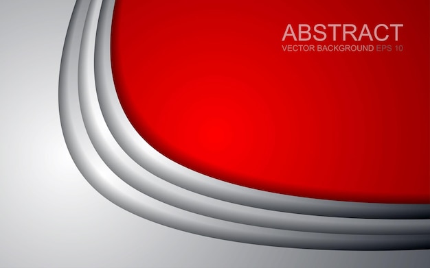 vector background of overlapping curves with space for text design
