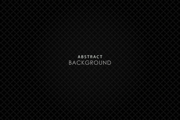 vector black abstract background with geometric pattern