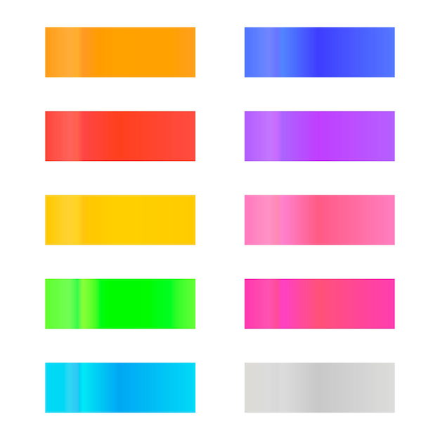 Vector blank colorful stickers sticky notes set isolated on white background bookmarks bright