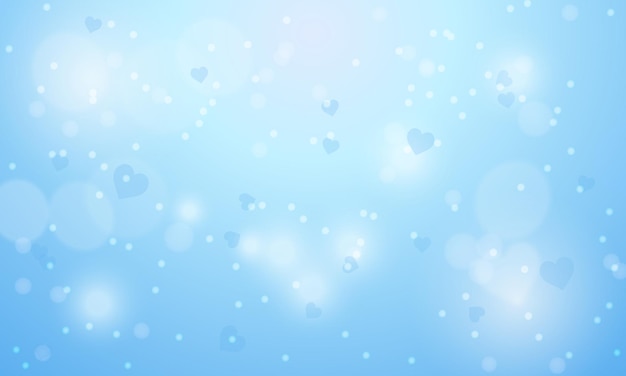 Vector blurred valentines day background design