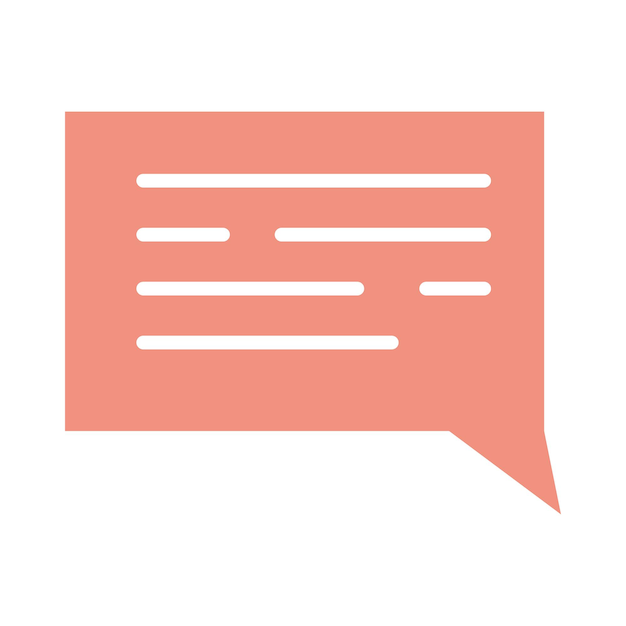 vector chat bubble icons isolated on white background