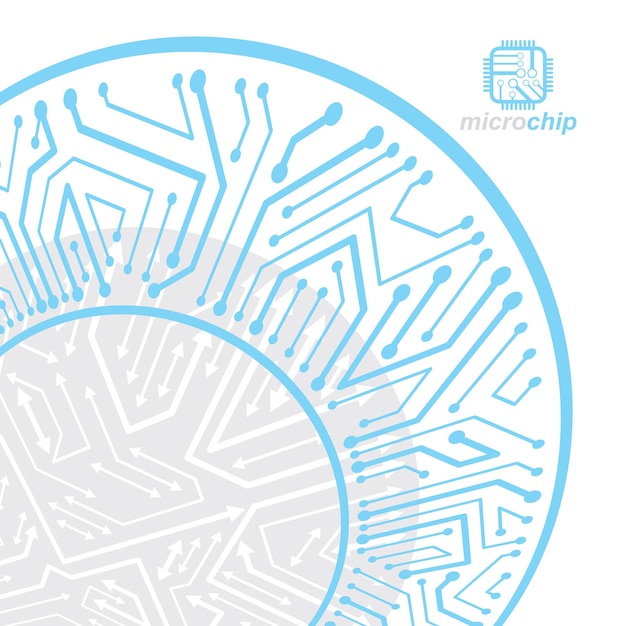 vector circuit board, digital technologies abstraction. computer microprocessor scheme, futuristic design. microprocessor scheme abstract background