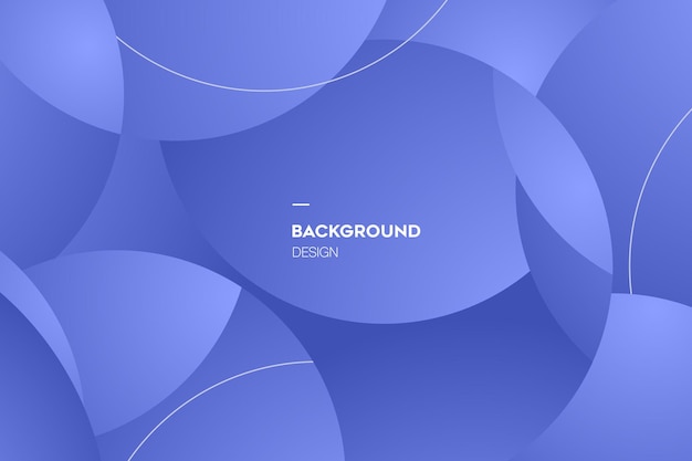 Vector color circular abstract line fluid geometric background