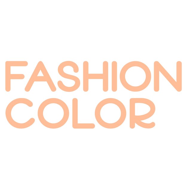 vector color handwriting font text of fashionable peach color in 2024 year sample for design