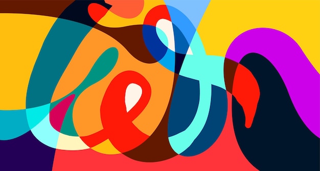 vector colorful abstract psychedelic liquid and fluid background pattern