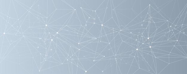 Vector connections of lines and dots