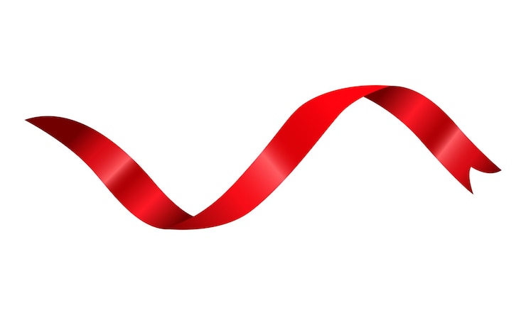 Vektör vector decorative curled red ribbons for banners posters leaflets and brochure