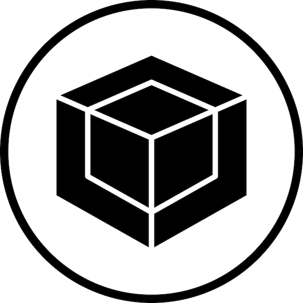 Vector Design 3D Modeling Icon Style