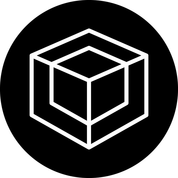 Vector Design 3D Modeling Icon Style