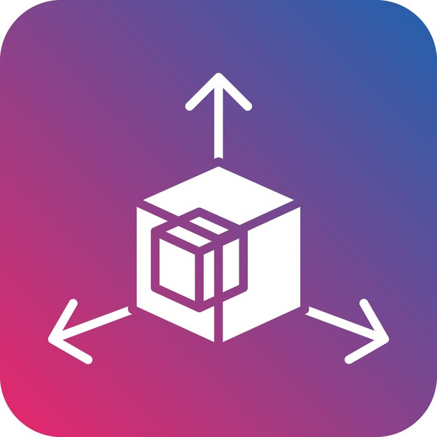 Vector Design 3d Modeling Icon Style