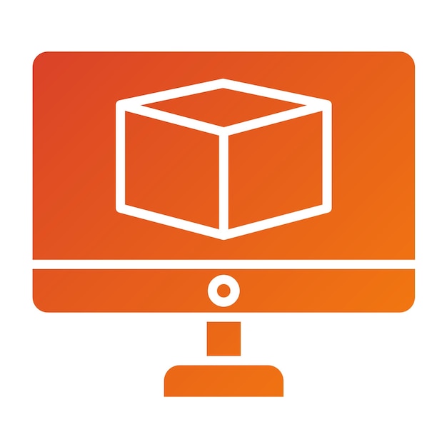vector design 3d modeling icon style