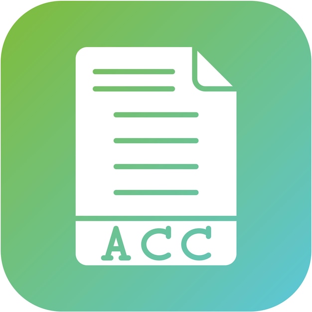 Vector Design ACC Icon Style