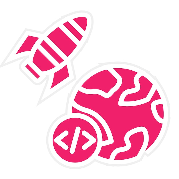 Vector Design Accelerator Program Icon Style