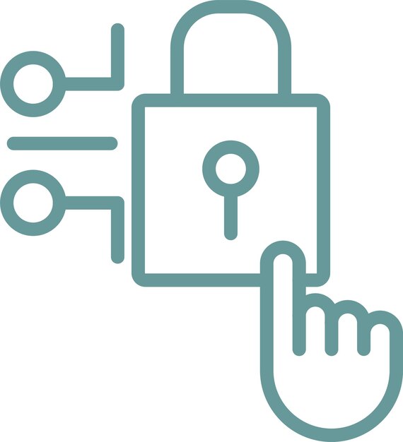 Vector Design Access Control Icon Style