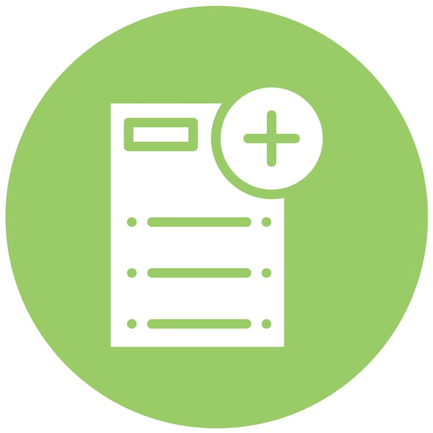 Vector Design Add File Icon Style