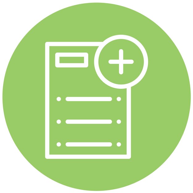 Vector Design Add File Icon Style