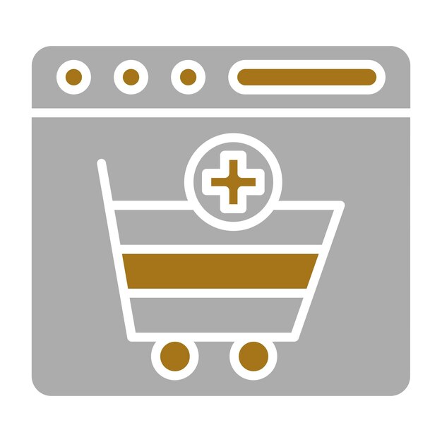 Vector Design Add to Cart Icon Style