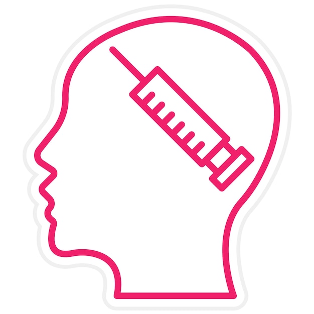 Vector Design Addiction Icon Style