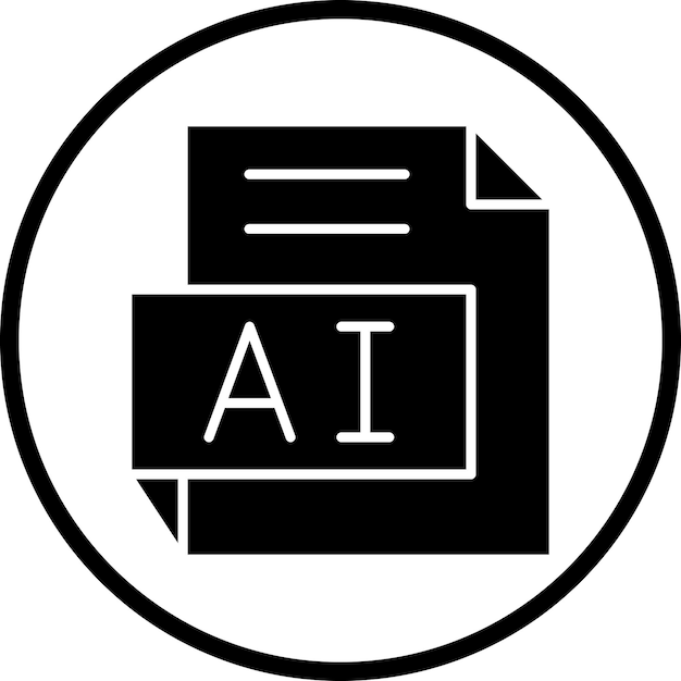 Vector Design AI Icon Style