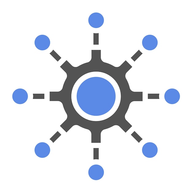 Vector Design AI in Education Icon Style