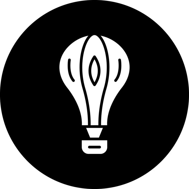 Vector Design Air Ballon Icon Style