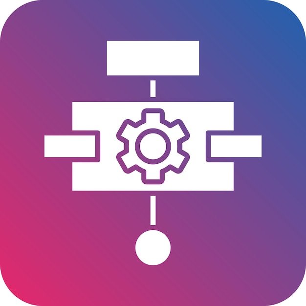 Vector Design Algorithm Icon Style