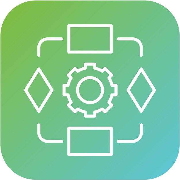 vector design algorithm icon style