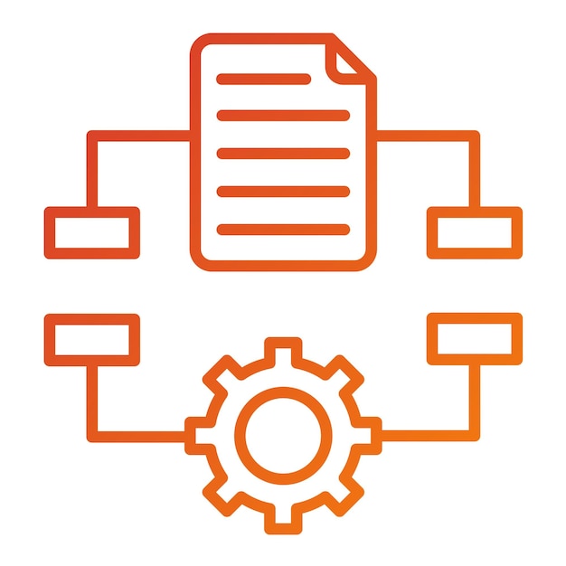 vector design algorithm icon style