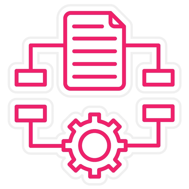 vector design algorithm icon style