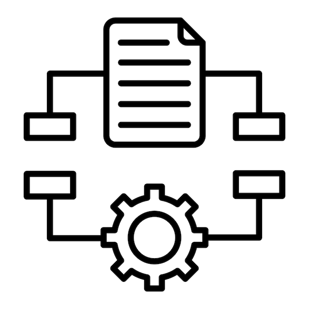 vector design algorithm icon style