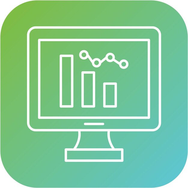 Vector Design Analytics Icon Style