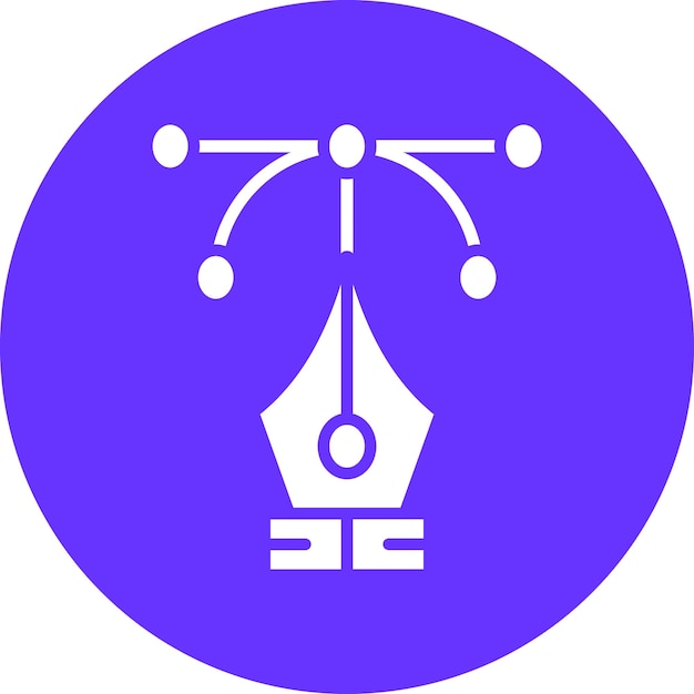 Vector Design Anchor Point Icon Style