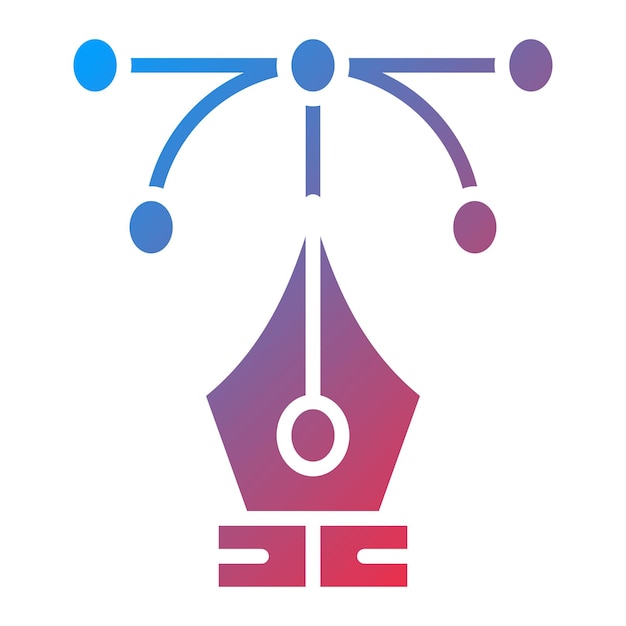 Vector Design Anchor Point Icon Style