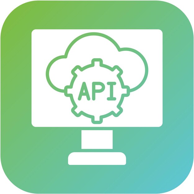 vector design api icon style