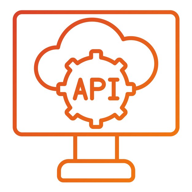 vector design api icon style