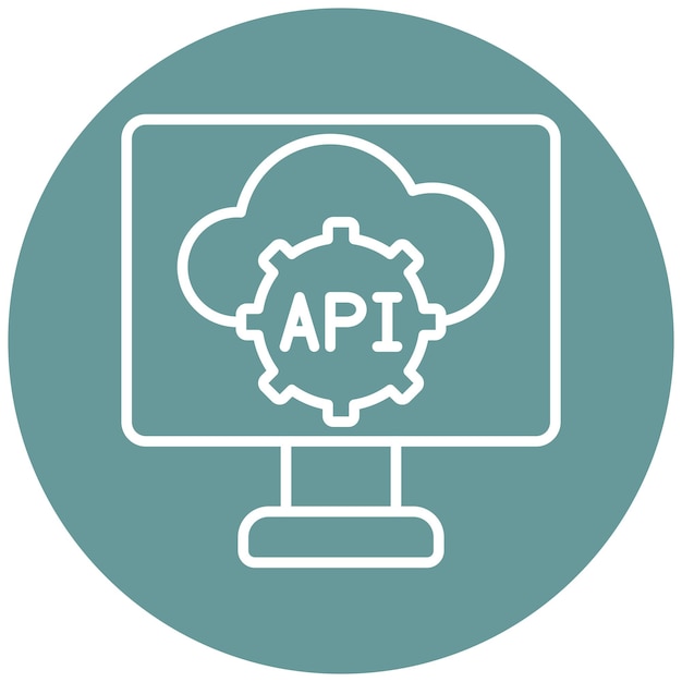 vector design api icon style