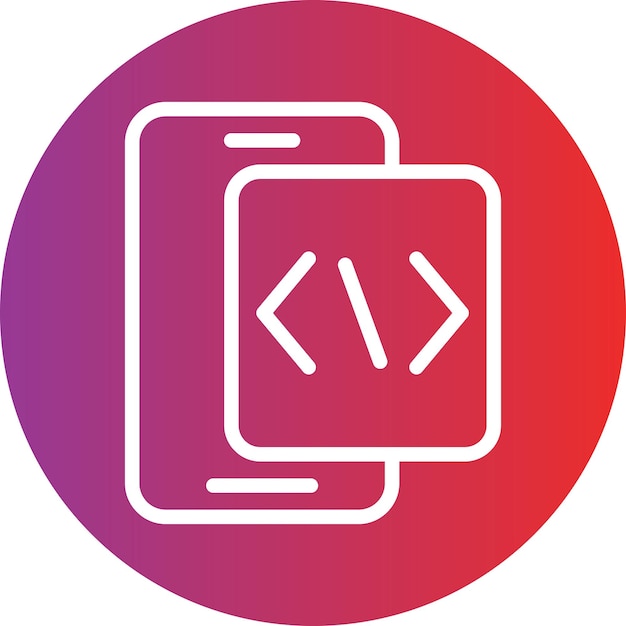 Vector Design App Development Icon Style