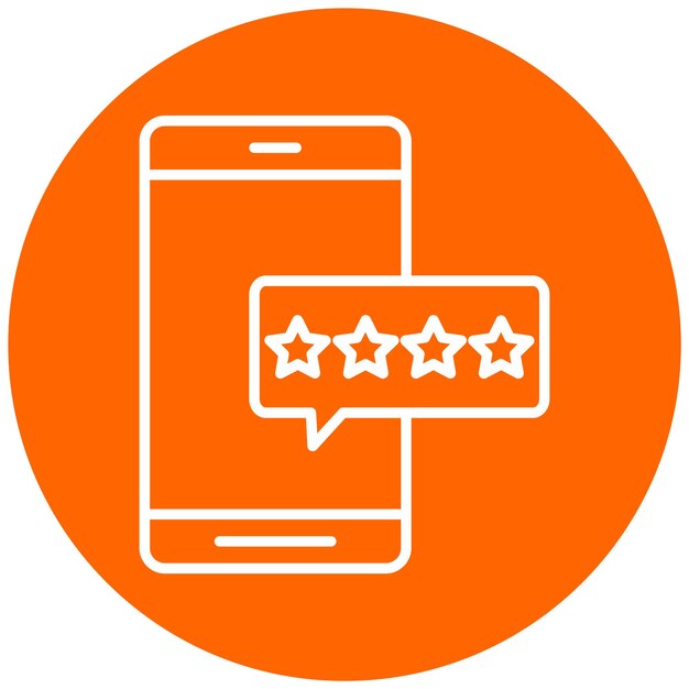 vector design app rating icon style
