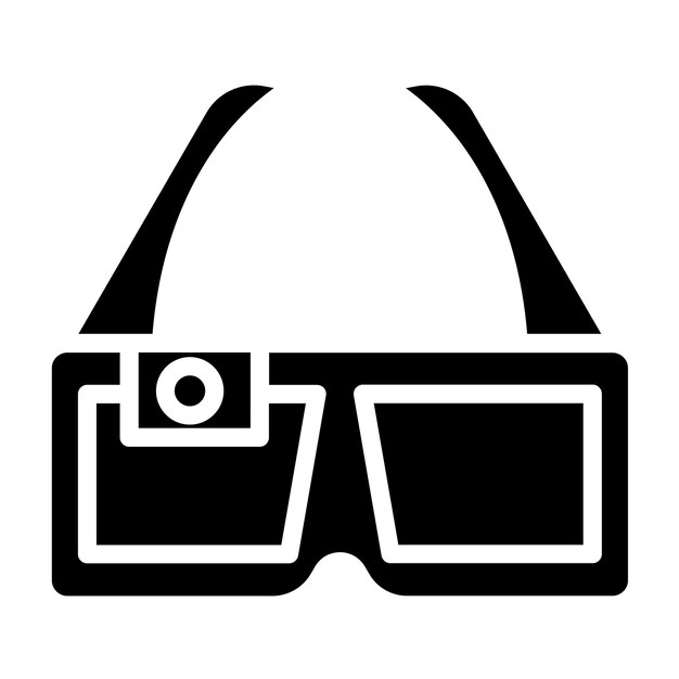 Vector Design AR Glasses Icon Style