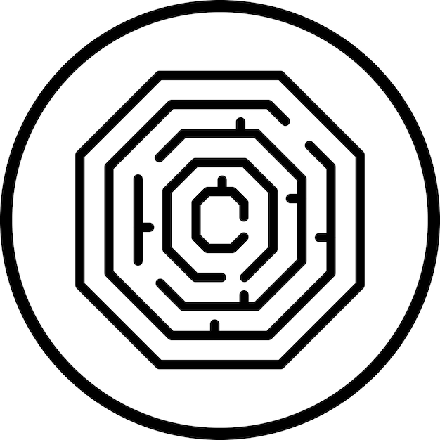 Vector Design Art Conundrum Icon Style
