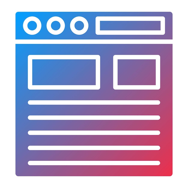 Vector Design Article Icon Style