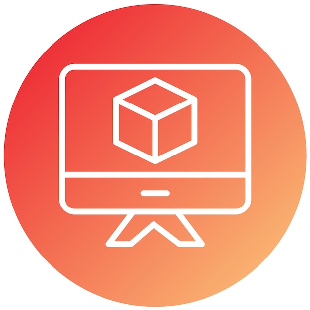Vector Design Augmented Reality Icon Style
