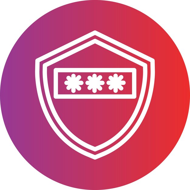 Vector Design Authentication Icon Style