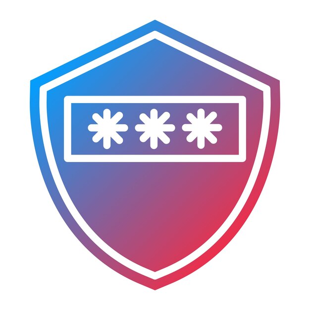 Vector Design Authentication Icon Style