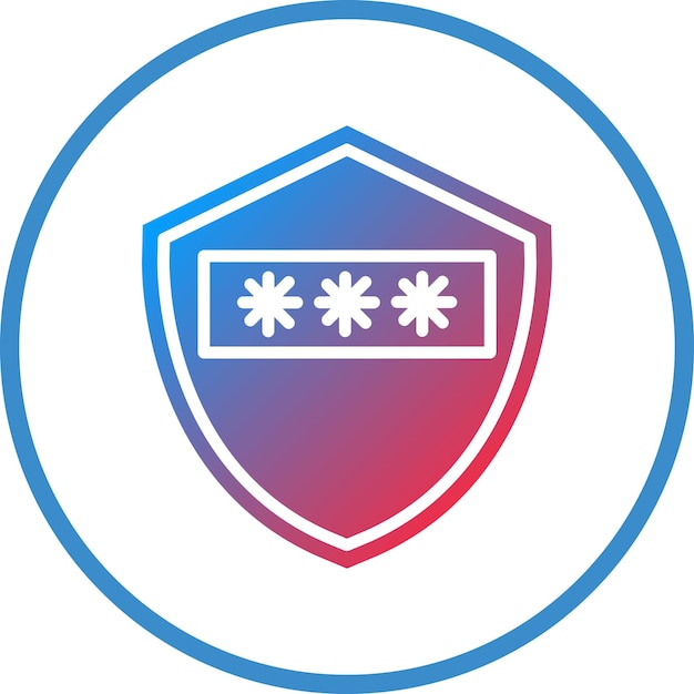 Vector Design Authentication Icon Style