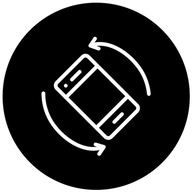 Vector Design Auto Rotate Icon Style