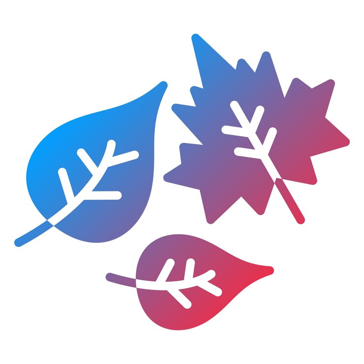 Vektör vector design autumn leaves icon style